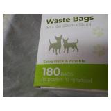 2 Boxes 180 bags each Pet Waste Bag...