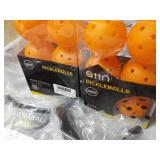 12 Pickleballs and 2 Visors...