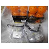 12 Pickleballs and 2 Visors...