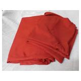 Many Yards Burgundy Material...