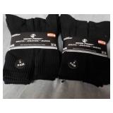 12 pair black Wear Proof Athletic S...
