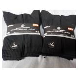 12 pair black Wear Proof Athletic S...