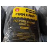 36 pair size Large Firm Grip Polyur...