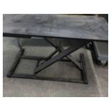 2 Metal Shelving Units and 1 Desk...