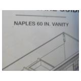Naples new in box 60" Wide Cinnamon...