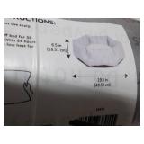 Hexagon Cuddler Pet Bed for Small P...