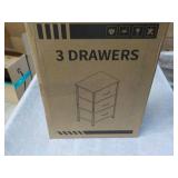 3 Drawer Cabinet - needs assembly...