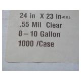 Case of 1000 Clear 8-10 gallon Tras...