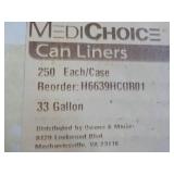 Case of 250 Clear 33 Gallon Trash B...