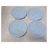 4 Decorative Colonial Plates...