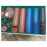 Poker Chips in a case...