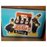 2 Metal Signs Pepsi and Samuel Adam...