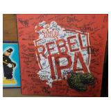 2 Metal Signs Pepsi and Samuel Adam...