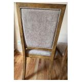 Pair of Samson International Dining Chairs with Wood Trim - #1