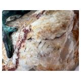 MCM Bijan Metal Bronze Patina Tree Sculpture on Rock Base