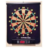 Brookstone Dartboard & Family Board Game Lot - SEE ALL PHOTOS