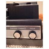 Ward 644 Automatic Slide Projector - Coated Anastigmat 4-Inch Lens and Radiant Deluxe Meteor Tripod Projection Screen