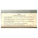 Ward 644 Automatic Slide Projector - Coated Anastigmat 4-Inch Lens and Radiant Deluxe Meteor Tripod Projection Screen