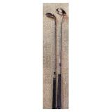 Adams Golf Bag & Ray Cook Classic Plus Chipper & Irons with Red Grips & Umbrella