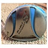 Adams Golf Bag & Ray Cook Classic Plus Chipper & Irons with Red Grips & Umbrella