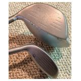 Adams Golf Bag & Ray Cook Classic Plus Chipper & Irons with Red Grips & Umbrella