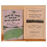 Vintage Golf Books & Instructional Manuals Collection