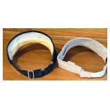 9 Golf Visors with Assorted Club Logos