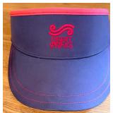 9 Golf Visors with Assorted Club Logos