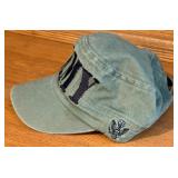 ACE Mfg Flight Ace All Wool Cap & Army Cap Lot with Belt Pants Shirt