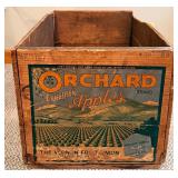 Two Vintage Apple Crates - Orchard Brand Canadian Apples (Vernon, BC)