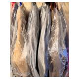 Assorted Mens Dresswear including Dress Shirts, Slacks, Ties, Suit Coats and Shoes