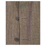 Michael Richards Navy Wool Overcoat & The Foursome Grey Wool Herringbone Coat