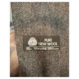 Michael Richards Navy Wool Overcoat & The Foursome Grey Wool Herringbone Coat