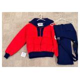 Raven Downwear Puffer Jacket & Fera Pants - 2-Piece Set, Size 36R