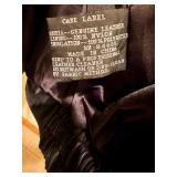 Burks Bay Leather Bomber Jacket Size M