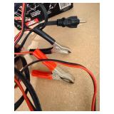 Three-Piece Lot: Simer Geyser Pump, Husky Charger, Ryobi Door Lock Kit