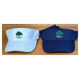 9 Golf Visors with Assorted Club Logos