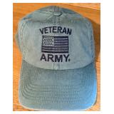 8 US Army Vietnam Era Caps Lot with Pearl Harbor Cam Ranh Bay Patches