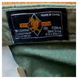 ACE Mfg Flight Ace All Wool Cap & Army Cap Lot with Belt Pants Shirt