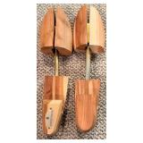 Vintage Wooden Shoe Trees - 12 Pair Assorted Set