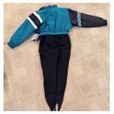 Tyrolia Skiwear Snow Suit - Teal & Black - Size 12 New with tags and Tyrolla Sweater