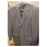 Assorted Mens Dresswear including Dress Shirts, Slacks, Ties, Suit Coats and Shoes