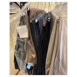 Assorted Mens Dresswear including Dress Shirts, Slacks, Ties, Suit Coats and Shoes