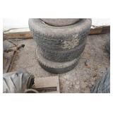 Set of 4 Kelley 16" Trailer Tires Mounted on 8 Bolt Rims