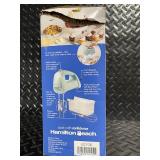 Hamilton Beach Hand Mixer - Snap-On Case Included - Mint Teal
