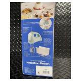 Hamilton Beach Hand Mixer - Snap-On Case Included - Mint Teal