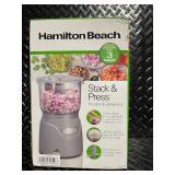 Hamilton Beach Stack & Press 3-Cup Food Chopper