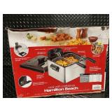 Hamilton Beach 35034G Professional-Style Deep Fryer - 3 Baskets Included