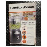 Hamilton Beach Stack & Press 2-Speed Food Chopper