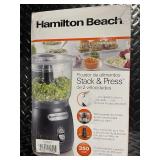 Hamilton Beach Stack & Press 2-Speed Food Chopper